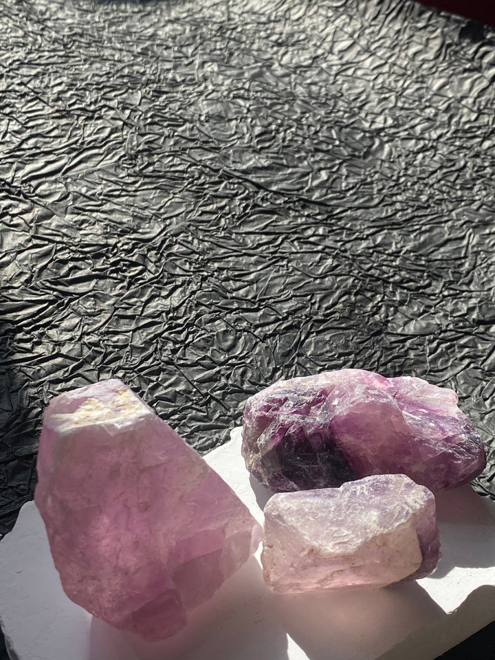 Purple Fluorite Raw Stone