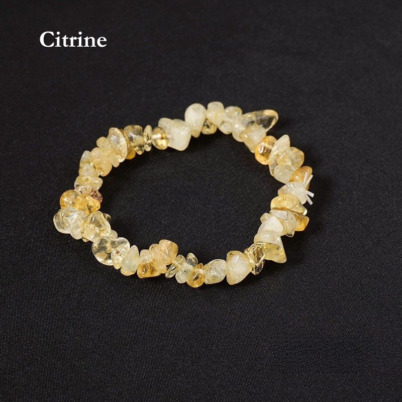 Natural Crystal Chip Bracelet