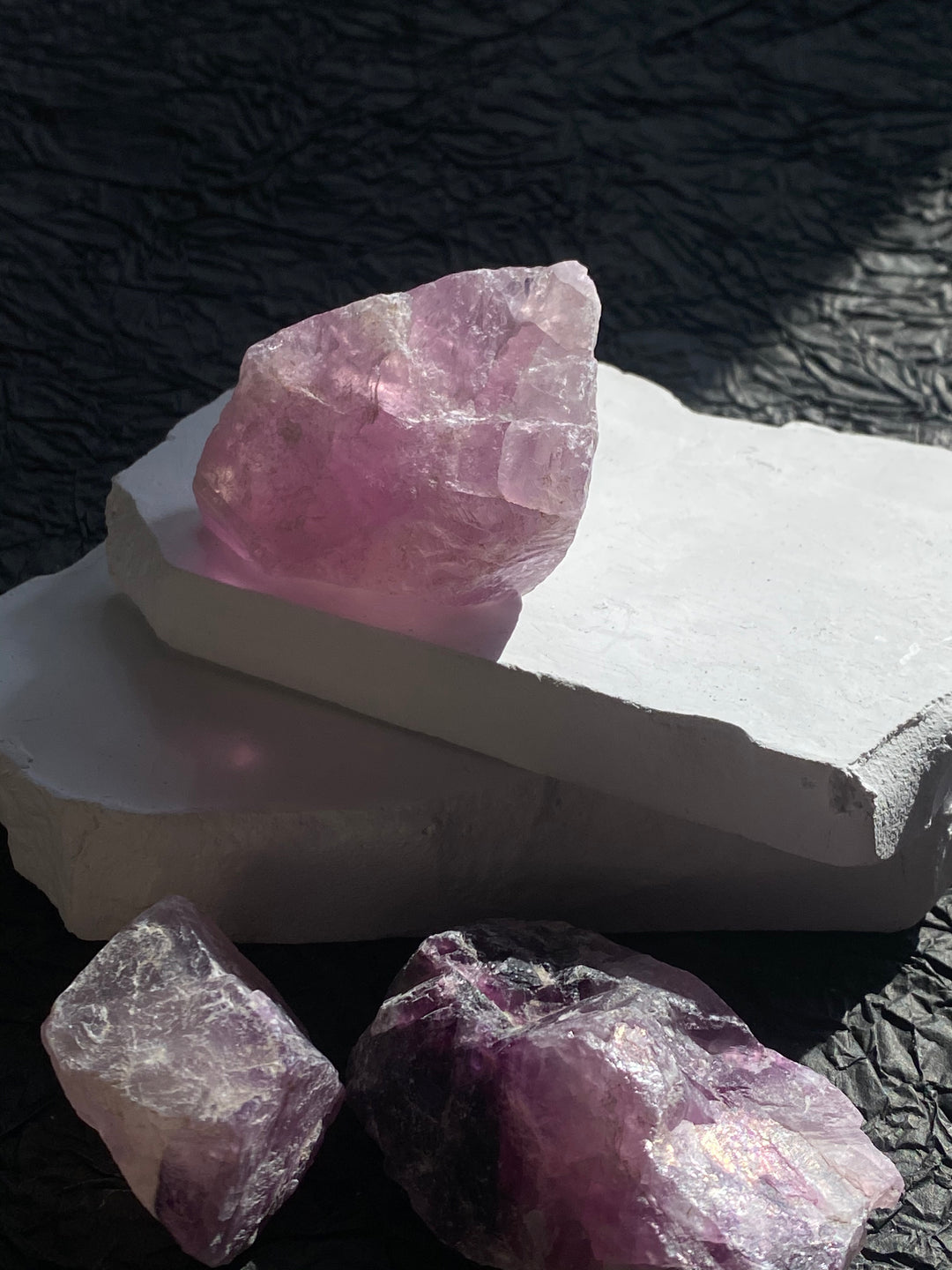 Purple Fluorite Raw Stone