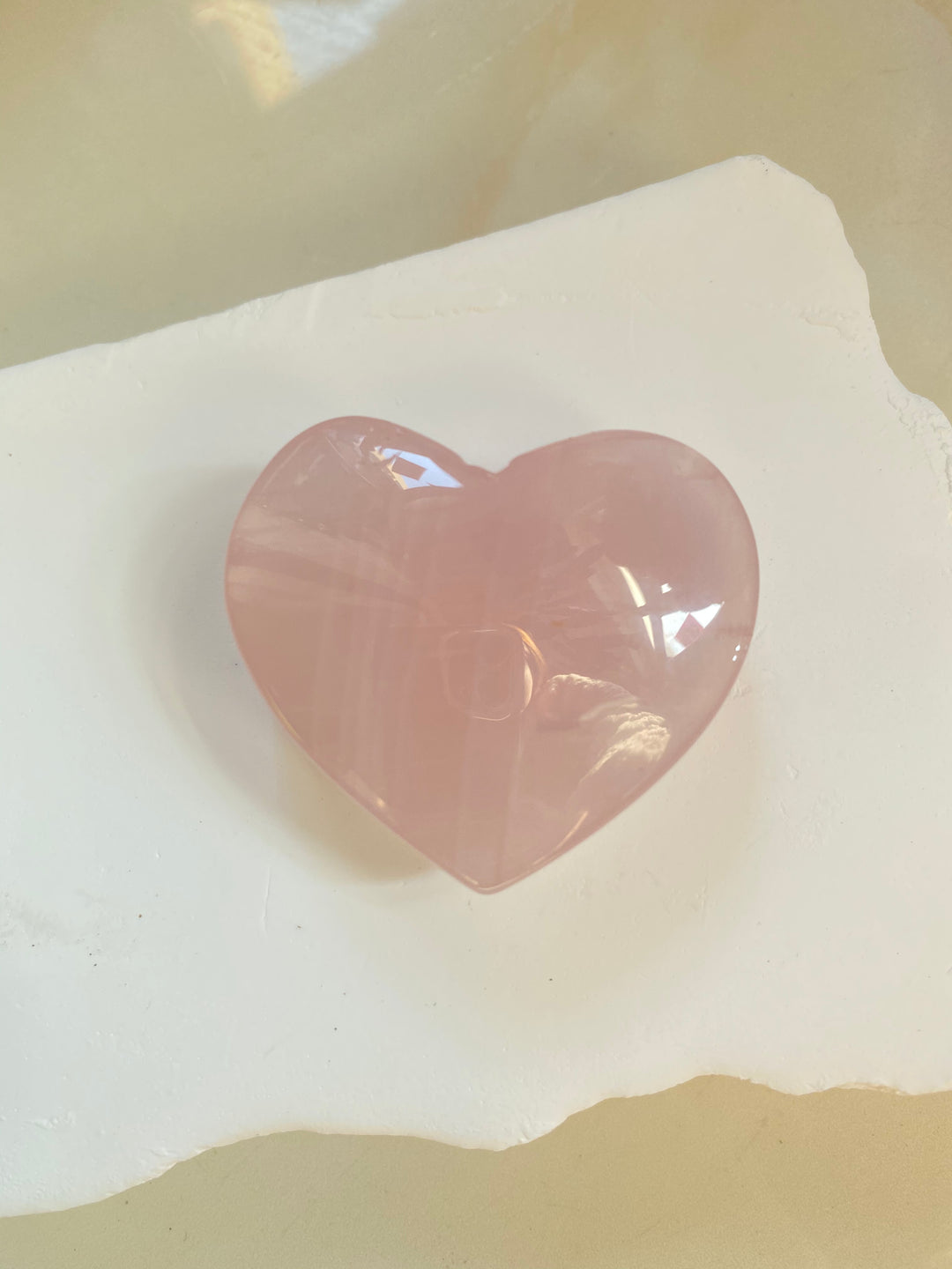 Rose Quartz Heart-Shaped Love Crystals - Love & Romance